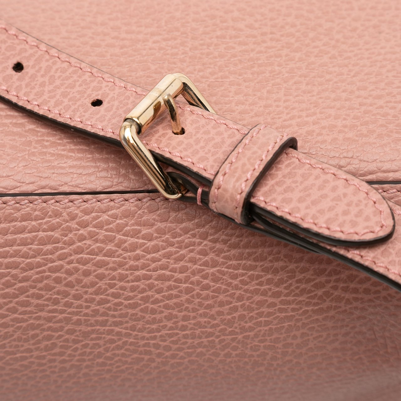 Gucci Leather Bamboo Tassel Satchel Roze