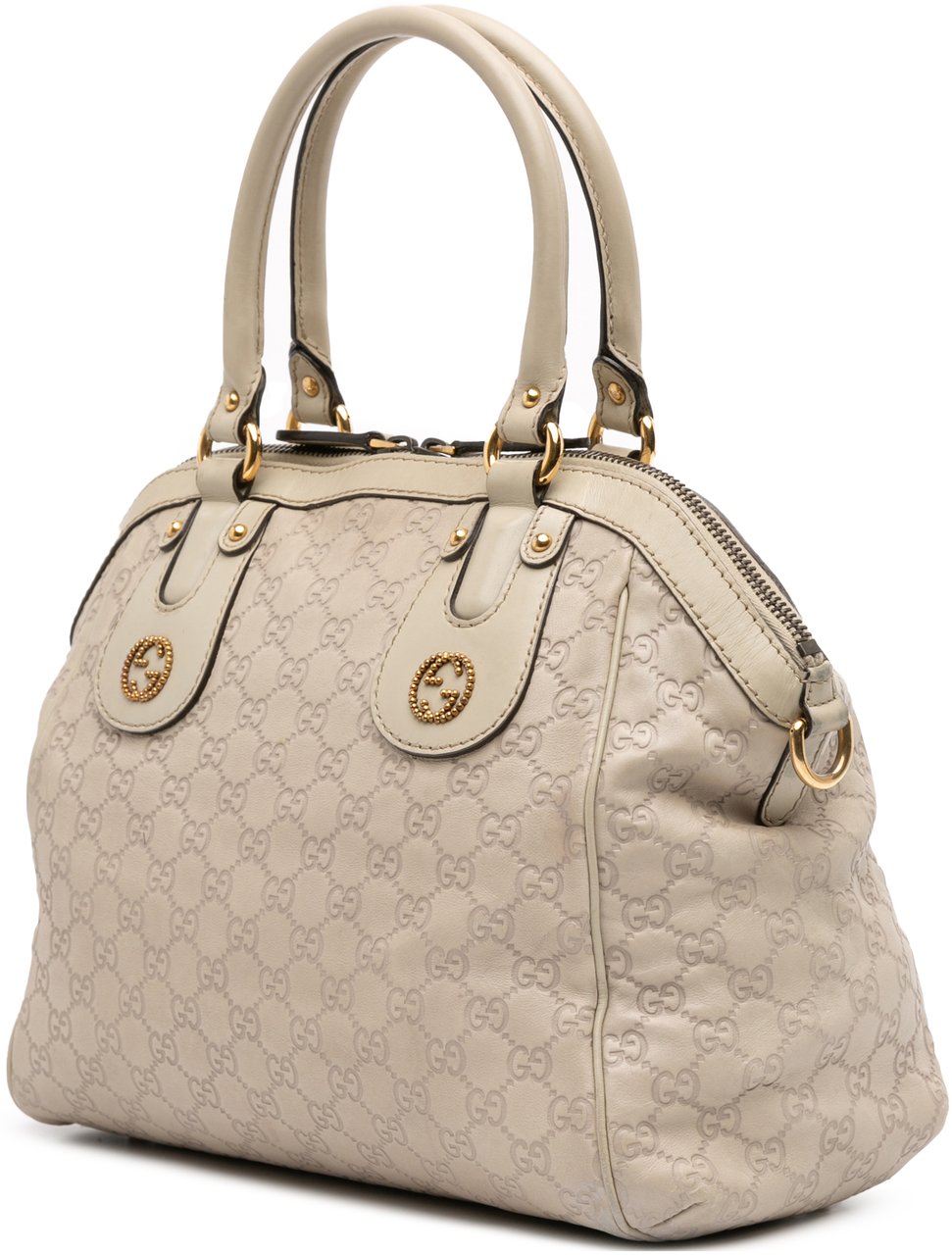Gucci Medium Guccissima Scarlett Satchel Bruin