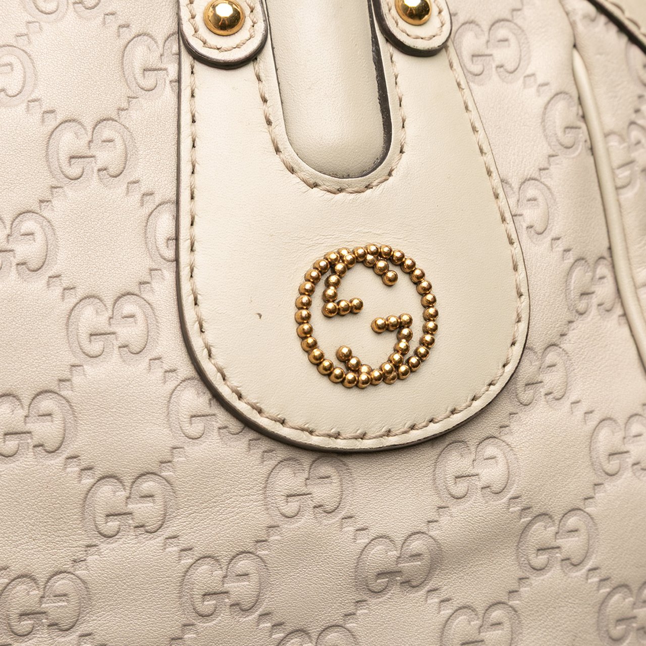 Gucci Medium Guccissima Scarlett Satchel Bruin