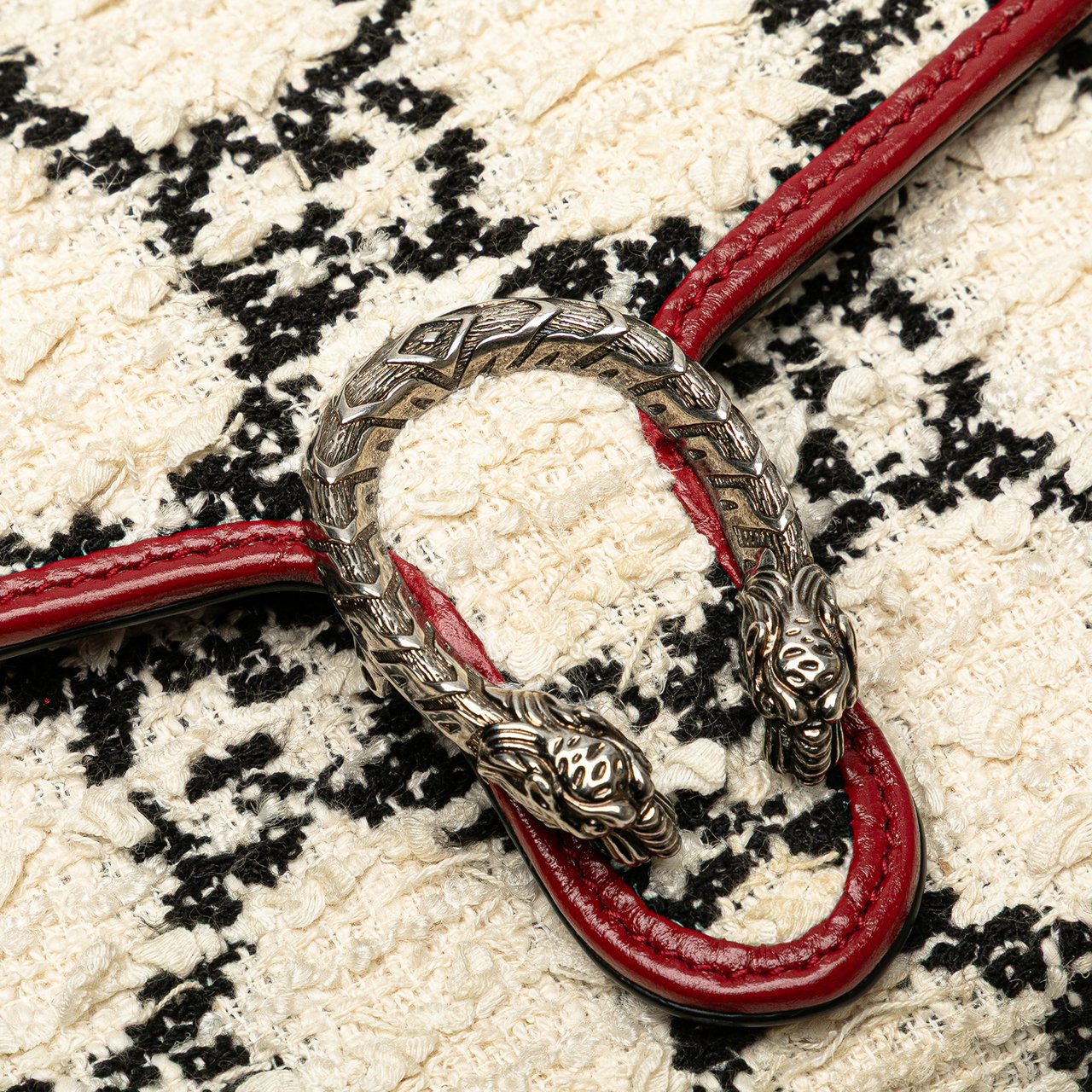 Gucci Mini GG Tweed Dionysus Wallet on Chain Wit