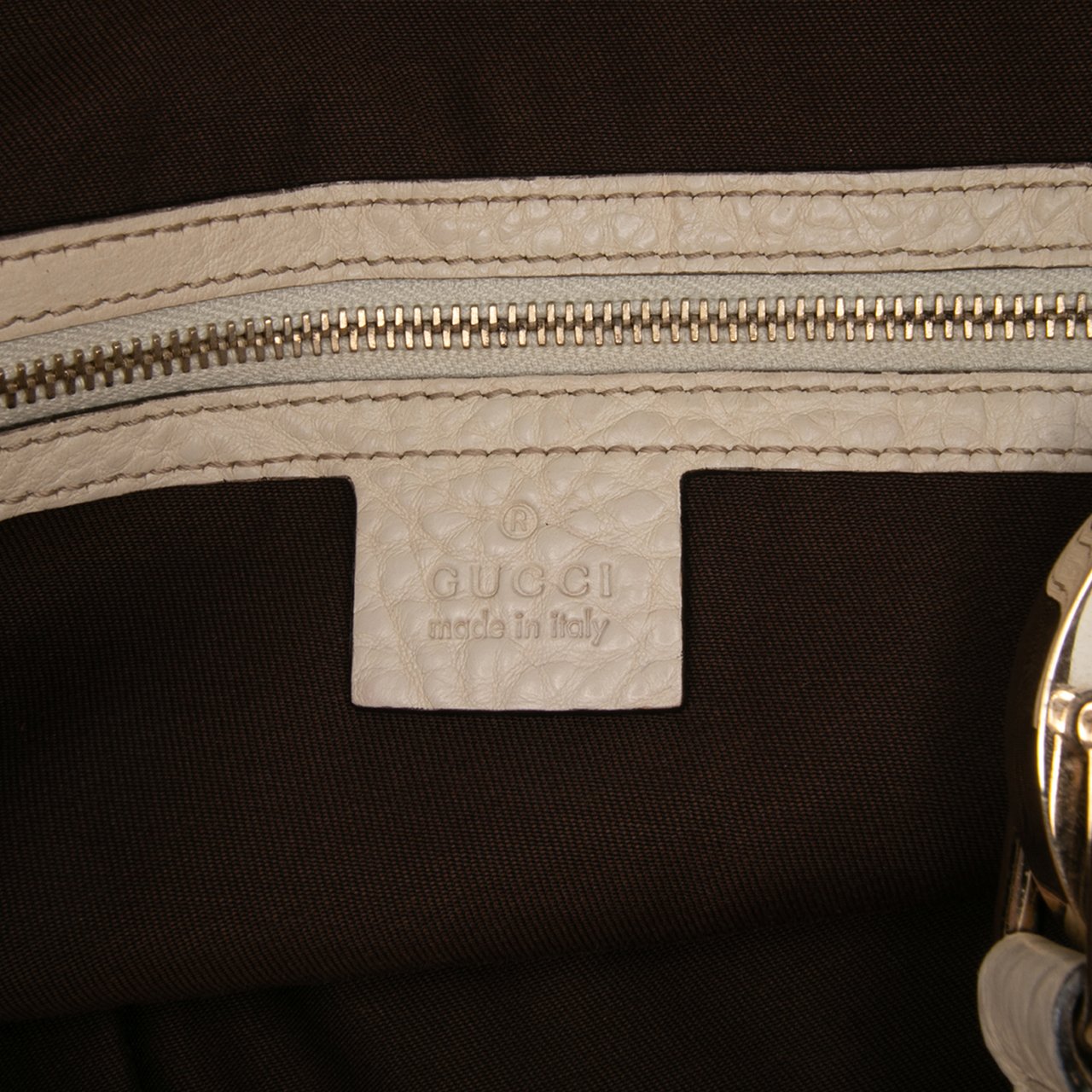 Gucci GG Canvas Charlotte Tote Bruin