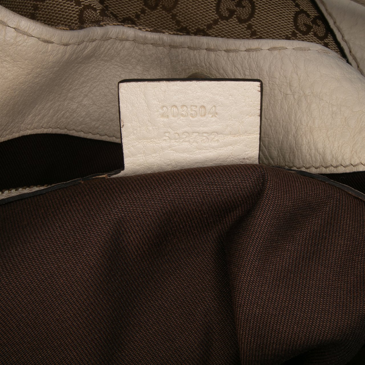 Gucci GG Canvas Charlotte Tote Bruin