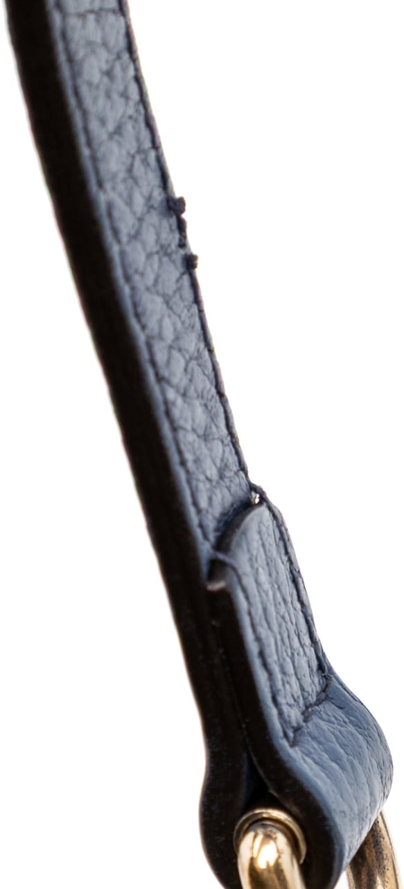 Gucci Small Dollar Calfskin Interlocking G Crossbody Blauw