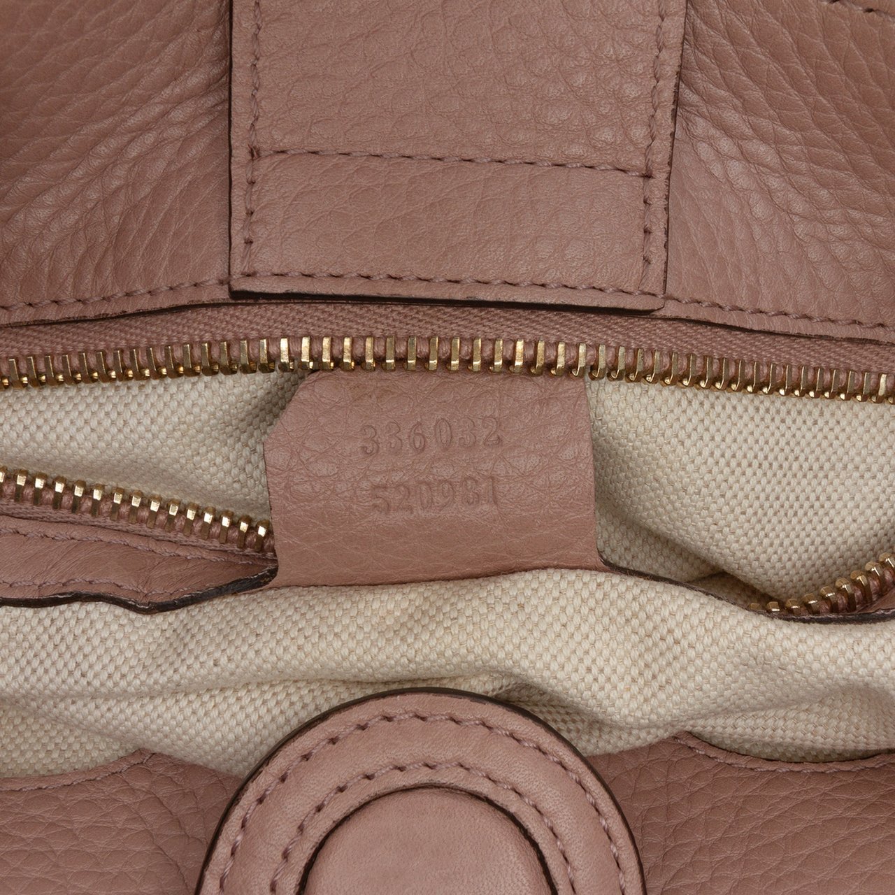 Gucci Small Calfskin Bamboo Shopper Satchel Roze