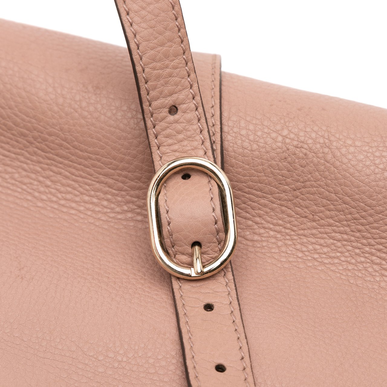 Gucci Small Calfskin Bamboo Shopper Satchel Roze