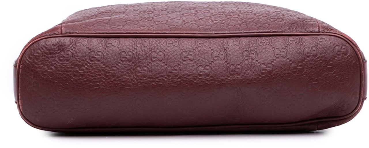 Gucci Guccissima Bamboo D Ring Hobo Rood