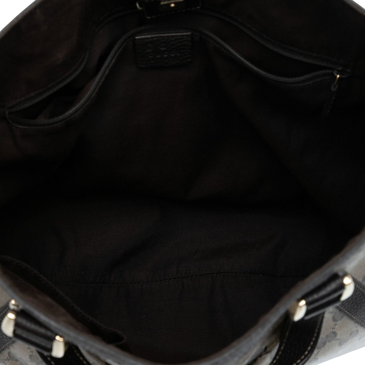 Gucci GG Crystal Abbey D Ring Convertible Tote Bruin