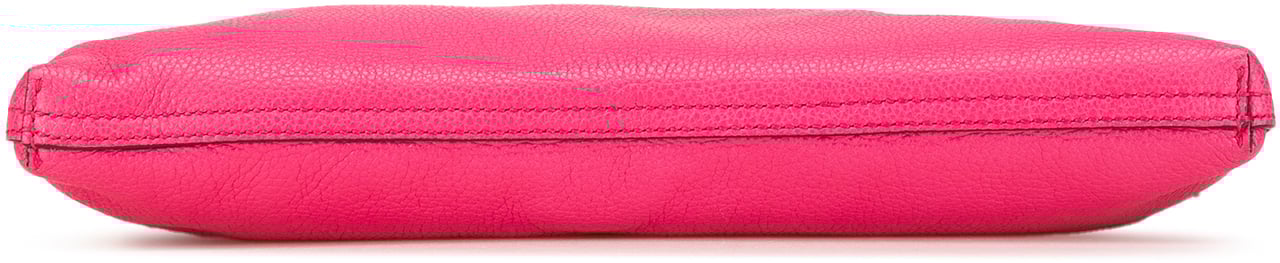 Gucci Medium Leather Logo Portfolio Clutch Roze