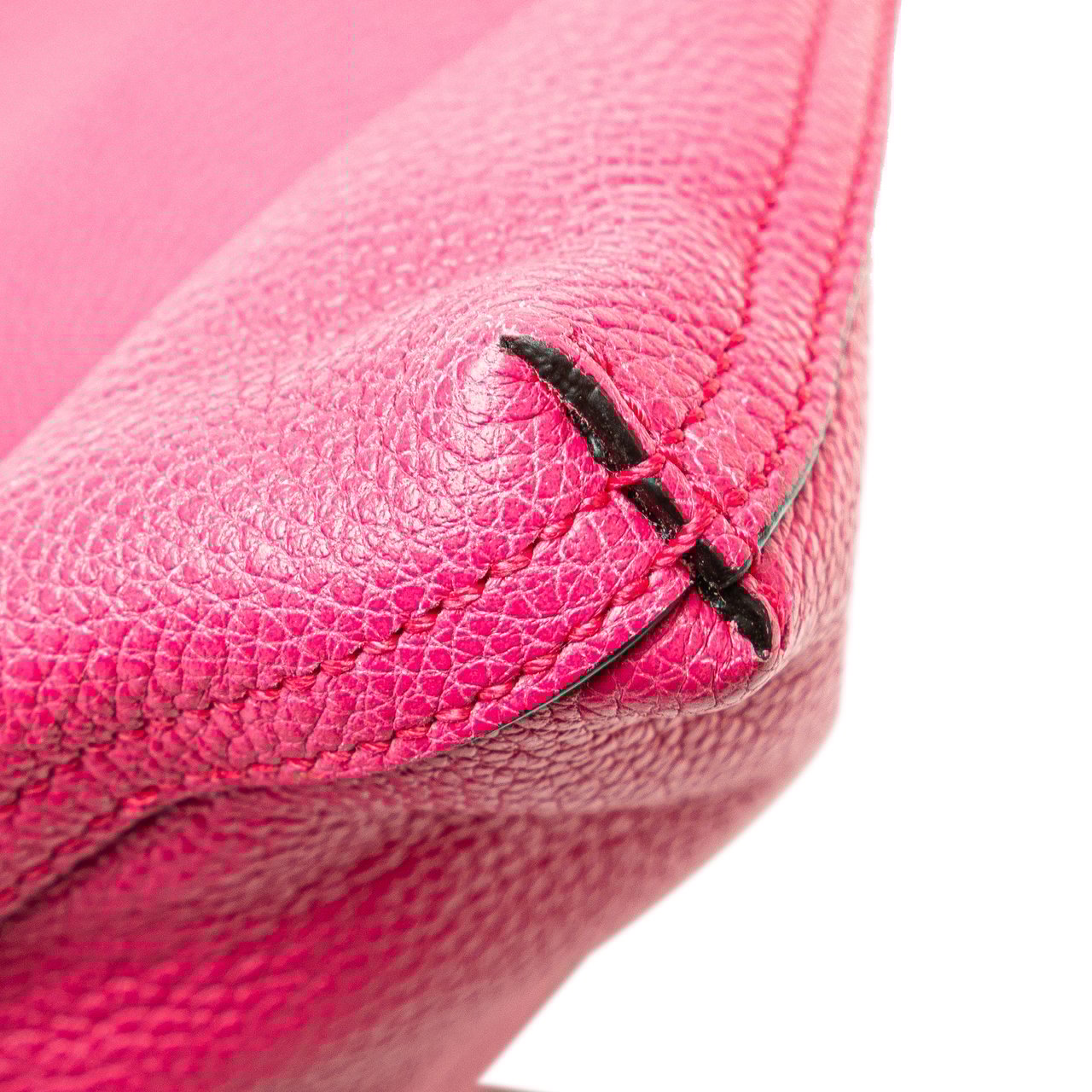 Gucci Medium Leather Logo Portfolio Clutch Roze