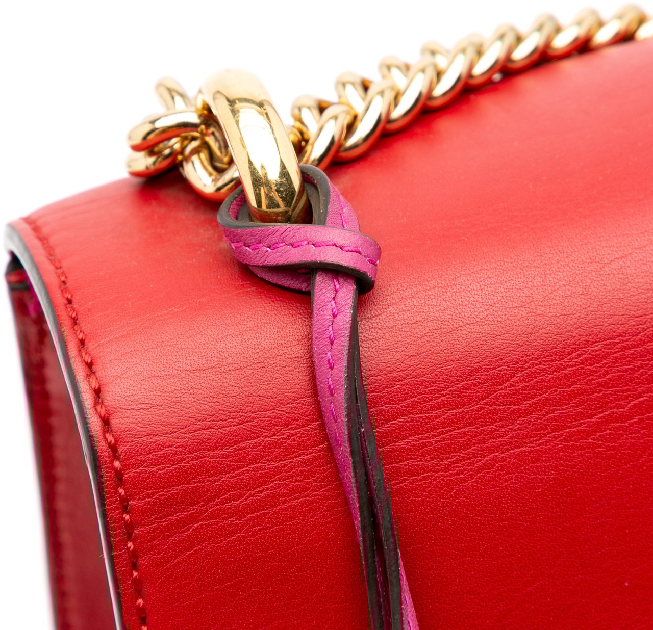 Gucci Medium Bicolor Leather Padlock Shoulder Bag Roze