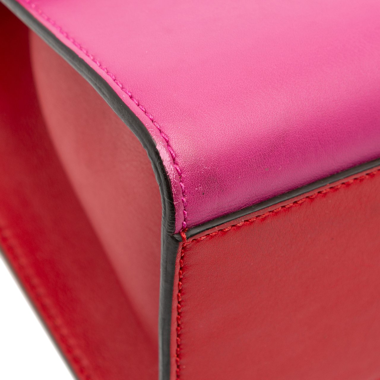 Gucci Medium Bicolor Leather Padlock Shoulder Bag Roze