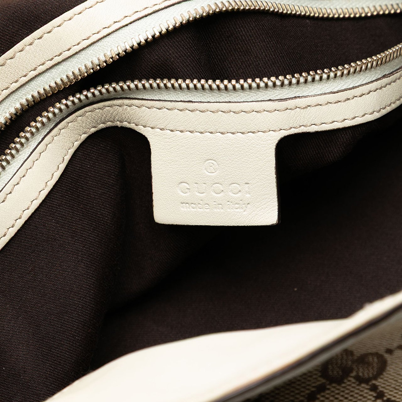 Gucci GG Canvas Peggy Bamboo Hobo Bruin