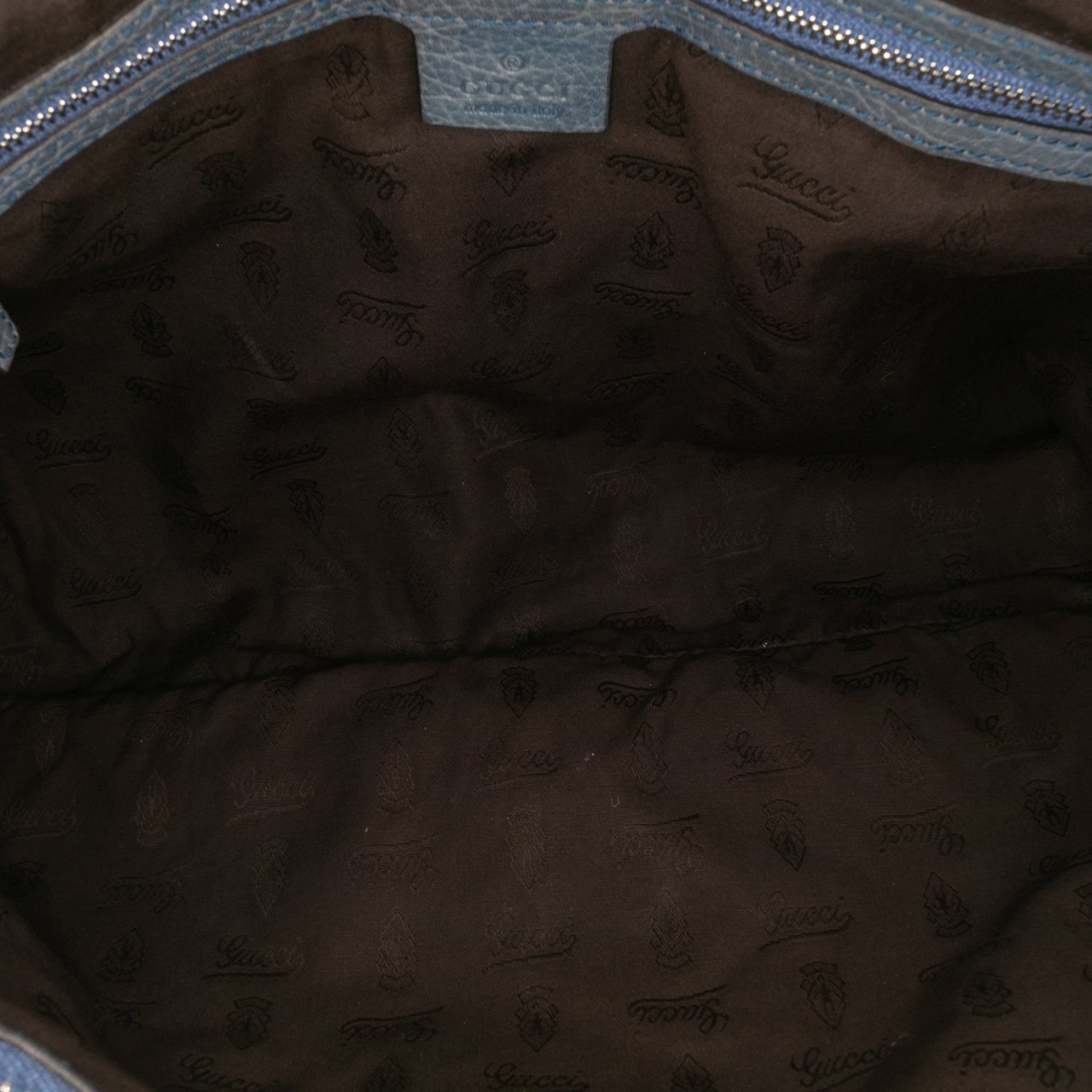 Gucci GG Canvas Bamboo Libeccio Tote Bruin