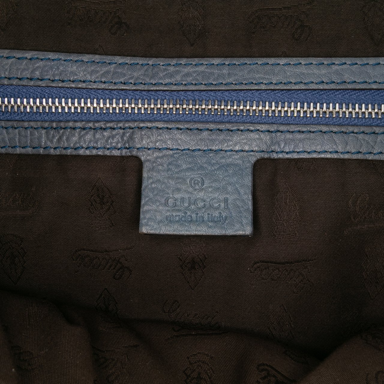 Gucci GG Canvas Bamboo Libeccio Tote Bruin