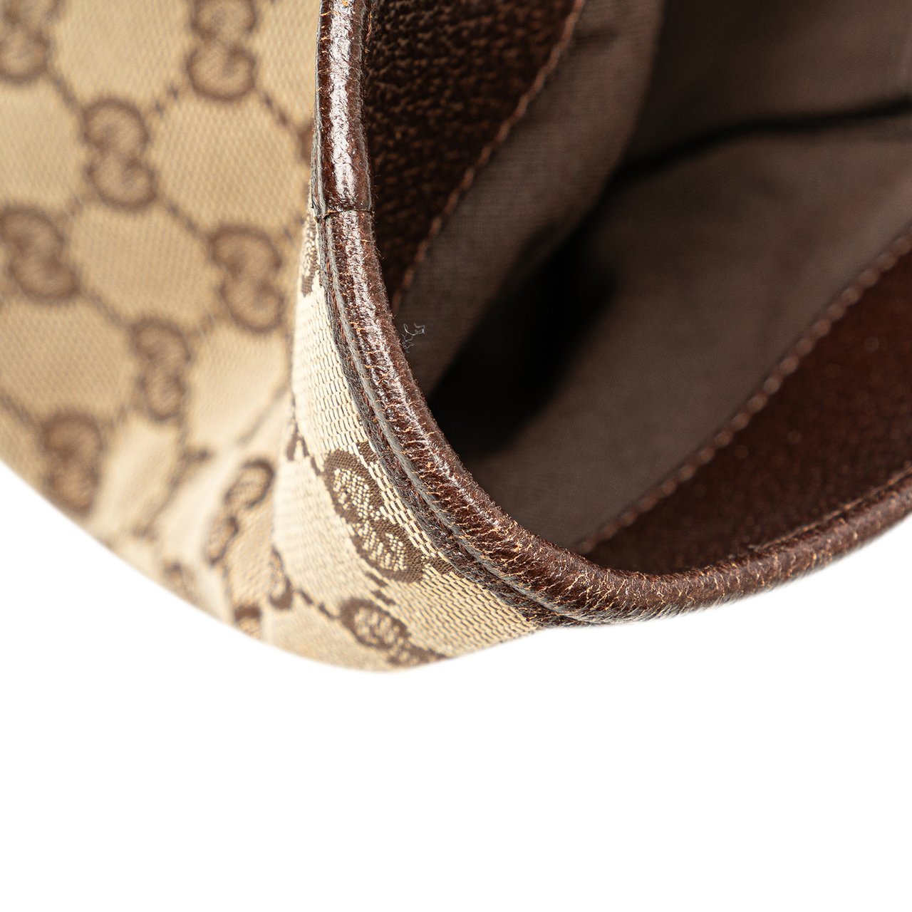 Gucci Large GG Canvas Eclipse Tote Bruin