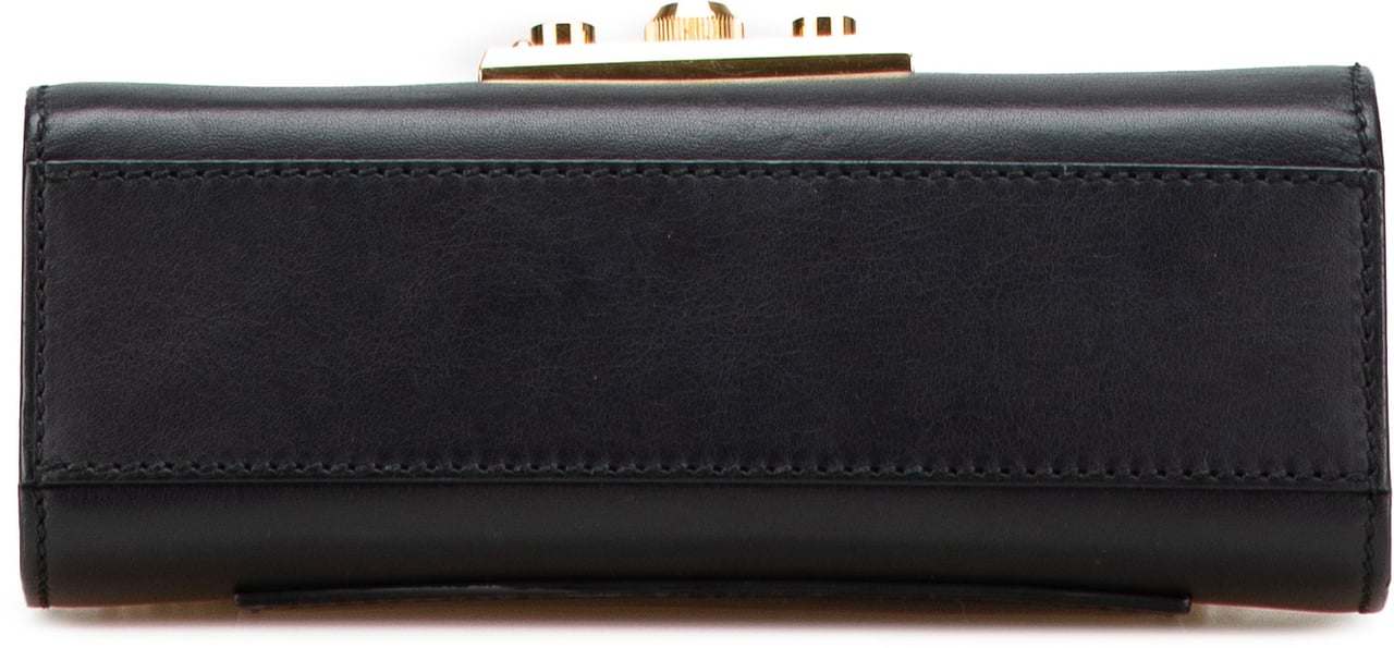 Gucci Small Leather Padlock Crossbody Zwart