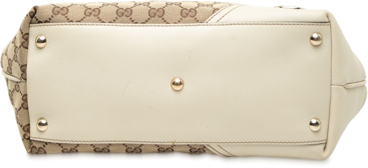 Gucci GG Canvas New Britt Tote Bruin