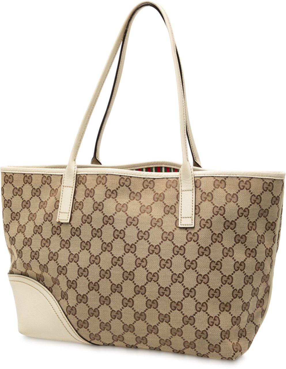 Gucci GG Canvas New Britt Tote Bruin