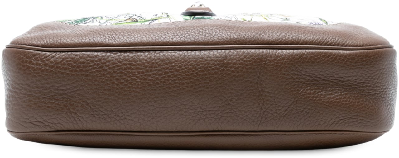 Gucci Flora Canvas Jackie O Bouvier Crossbody Wit