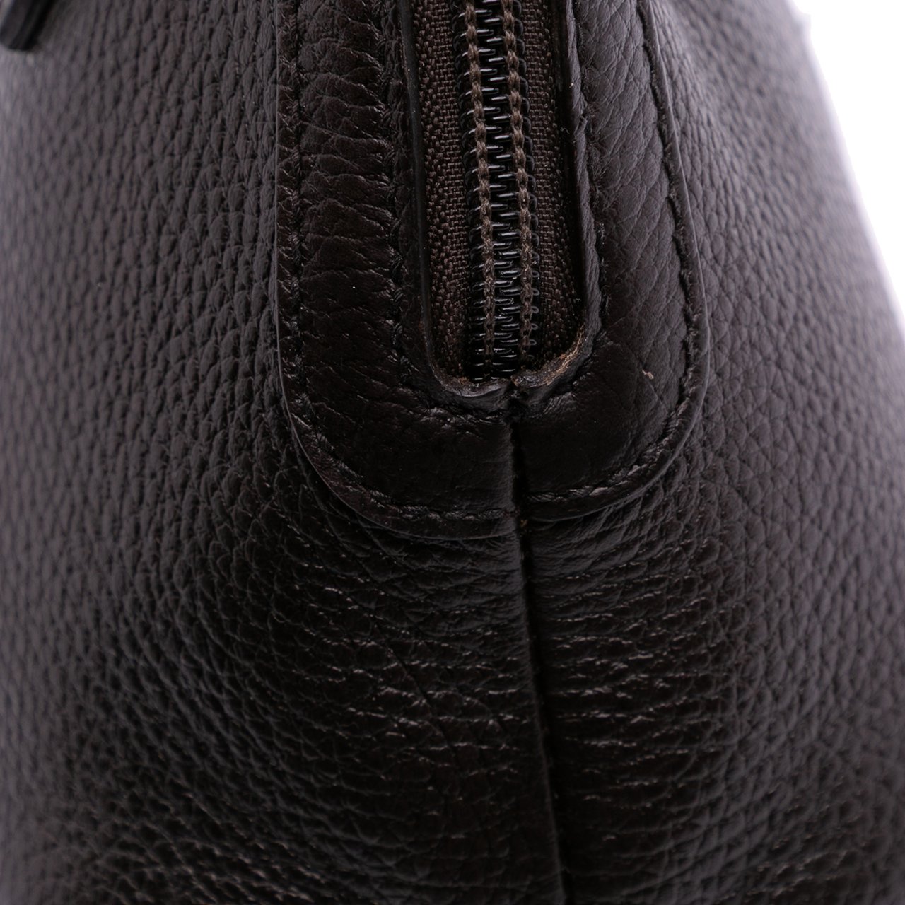 Gucci Mini Leather Web Dome Satchel Bruin