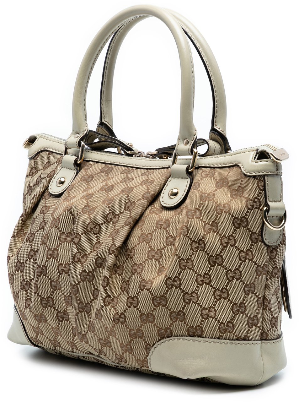Gucci GG Canvas Sukey Satchel Bruin