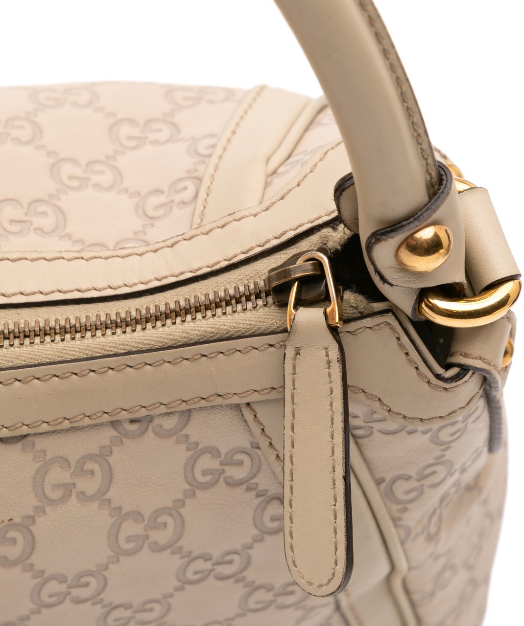 Gucci Guccissima Scarlett Shoulder Bag Bruin