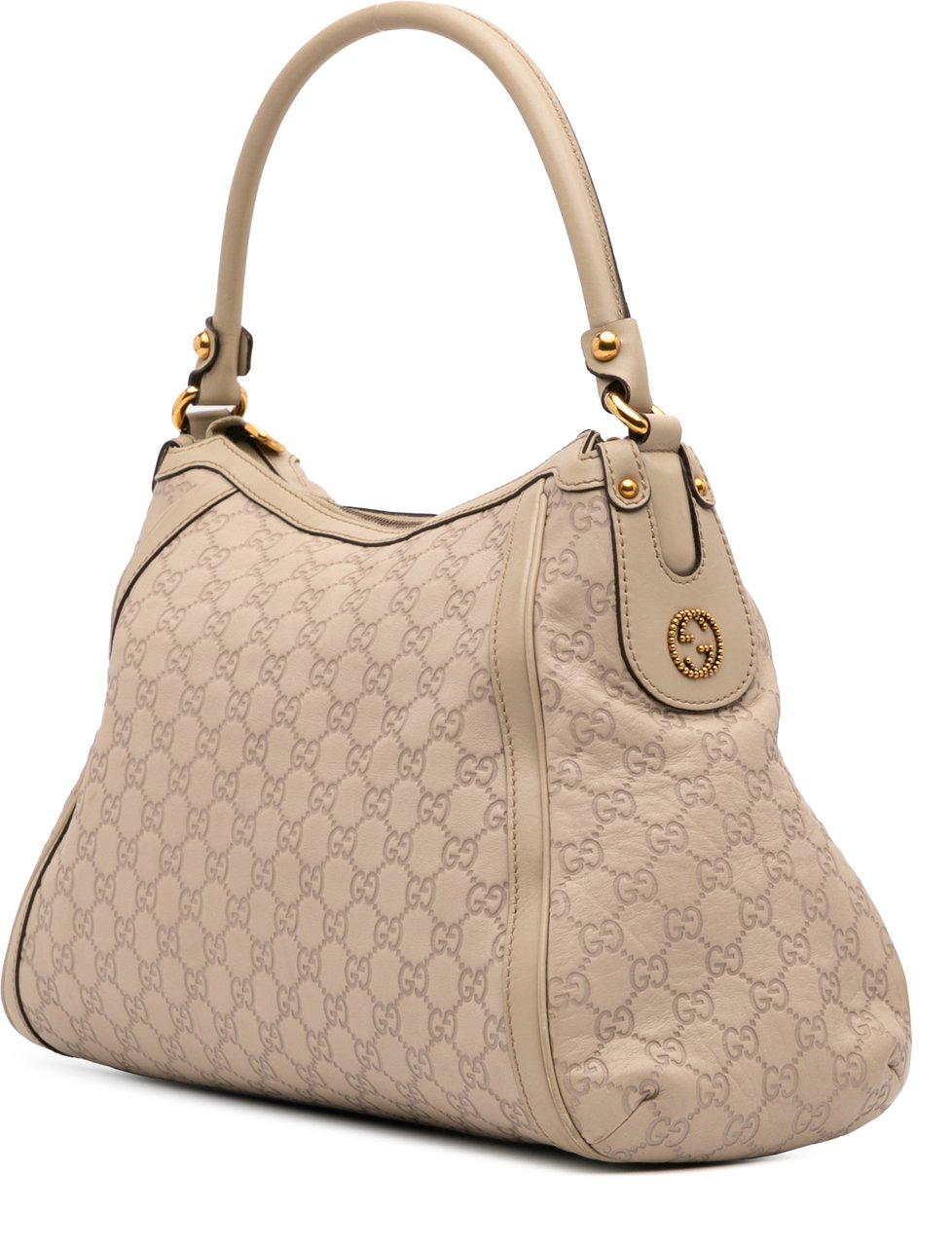 Gucci Guccissima Scarlett Shoulder Bag Bruin