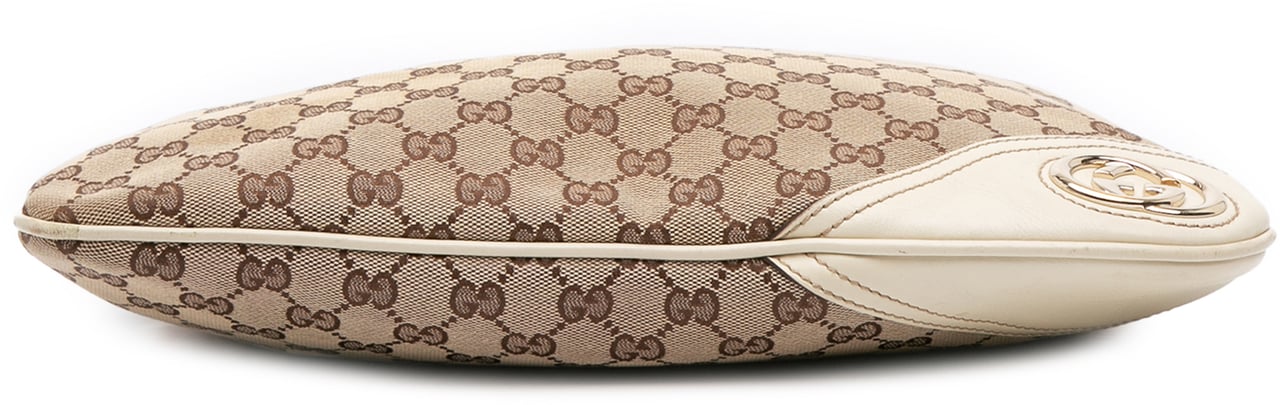 Gucci GG Canvas New Britt Hobo Bruin