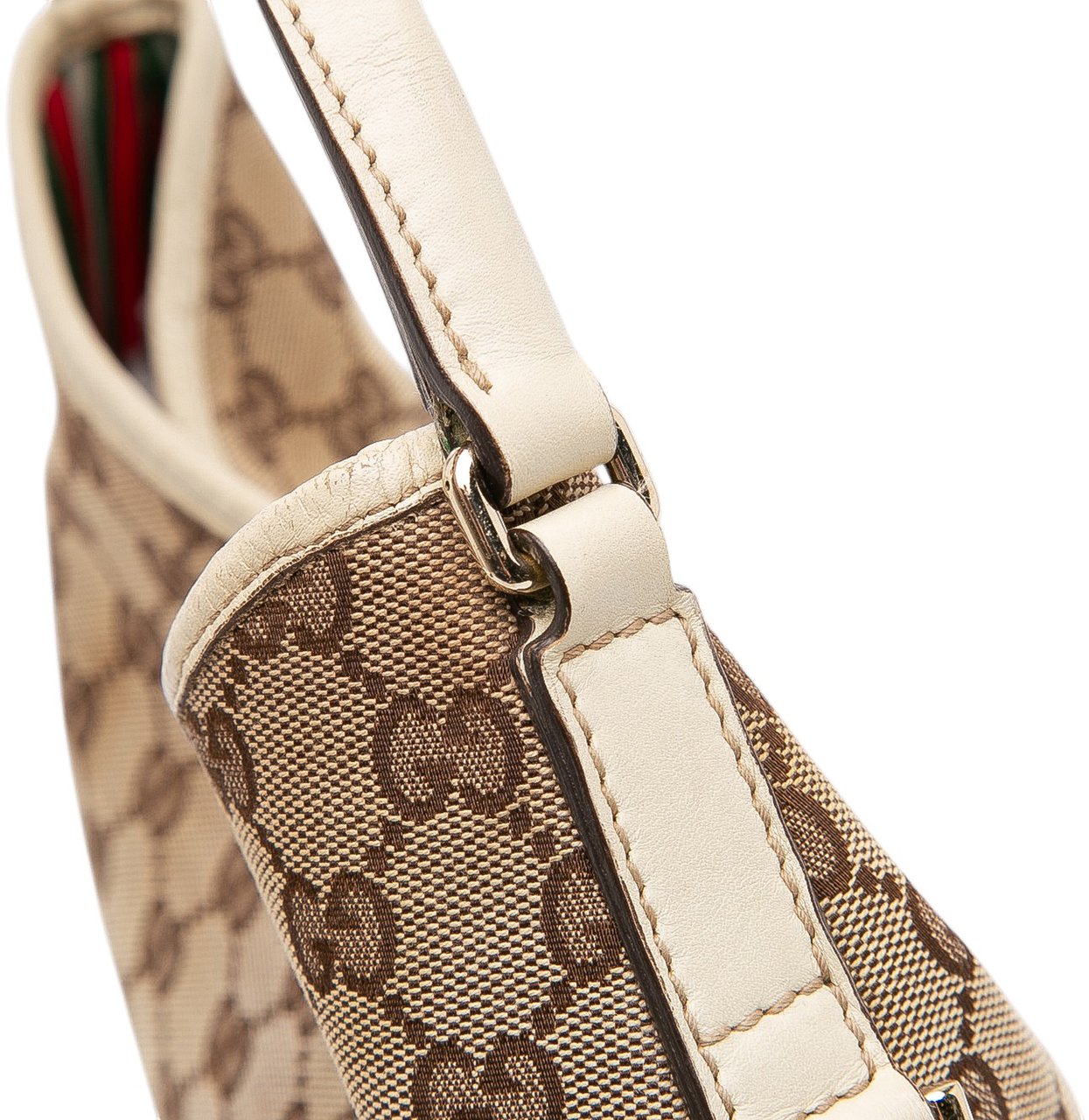 Gucci GG Canvas New Britt Hobo Bruin