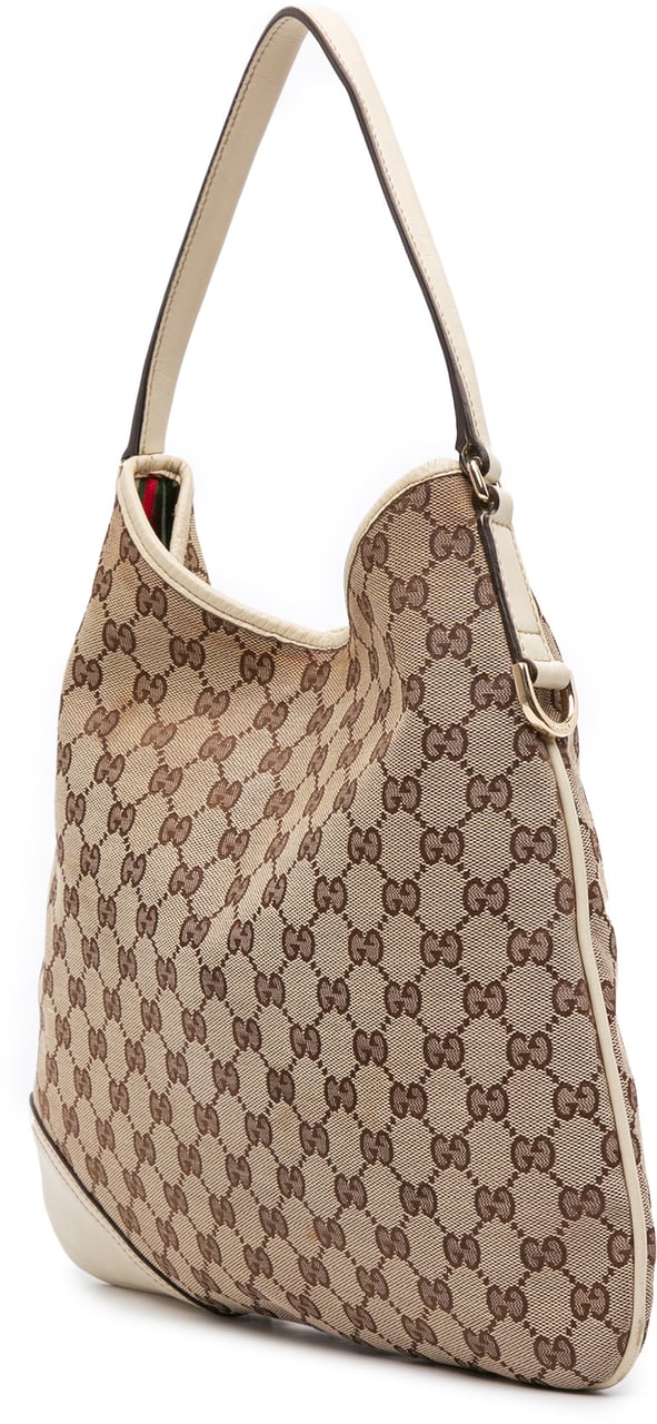 Gucci GG Canvas New Britt Hobo Bruin
