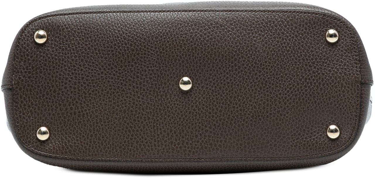 Gucci Pebbled Leather Lady Dollar Tote Goud