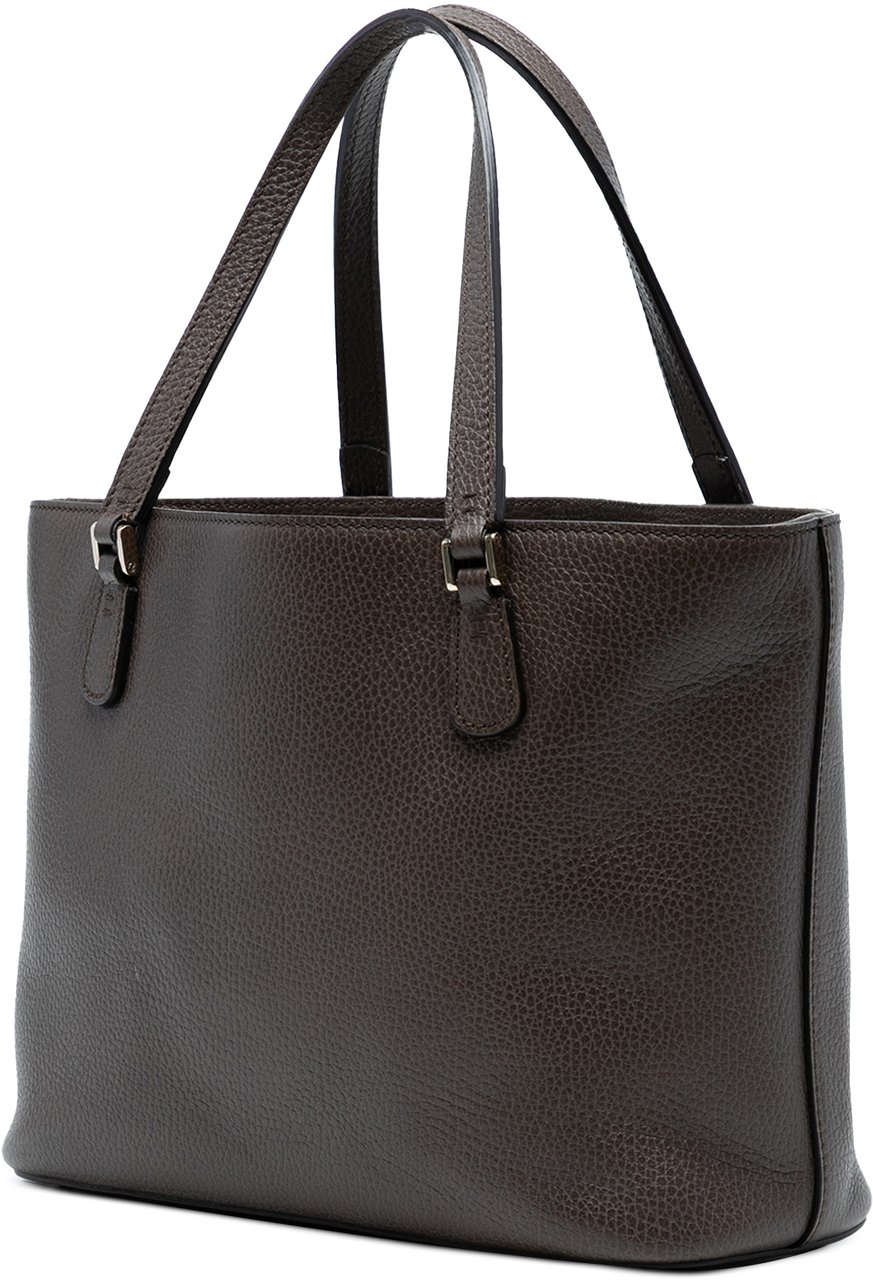 Gucci Pebbled Leather Lady Dollar Tote Goud