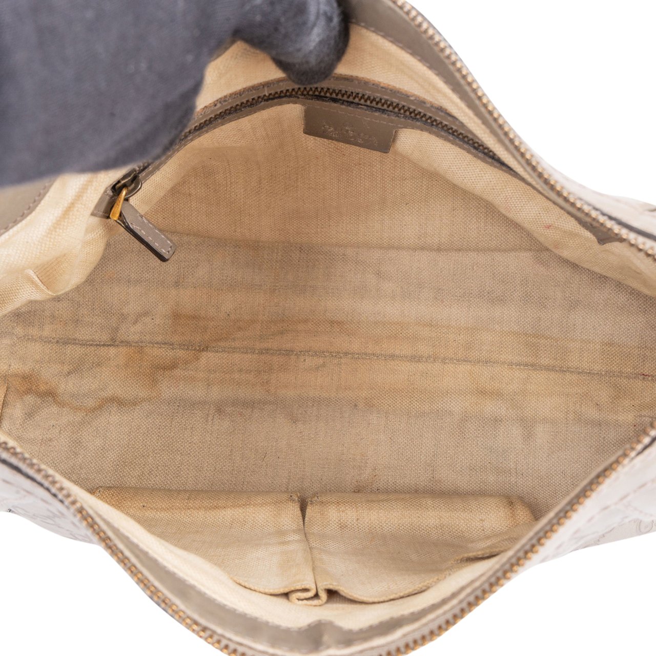 Gucci Gucci Leather GG Monogram Hobo Shoulder Bag Divers