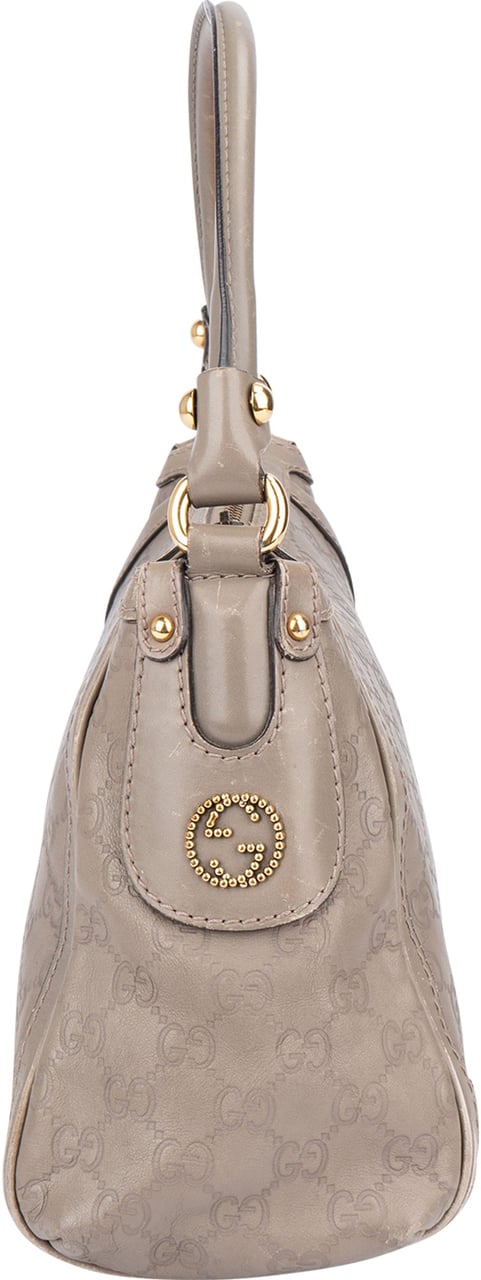 Gucci Gucci Leather GG Monogram Hobo Shoulder Bag Divers