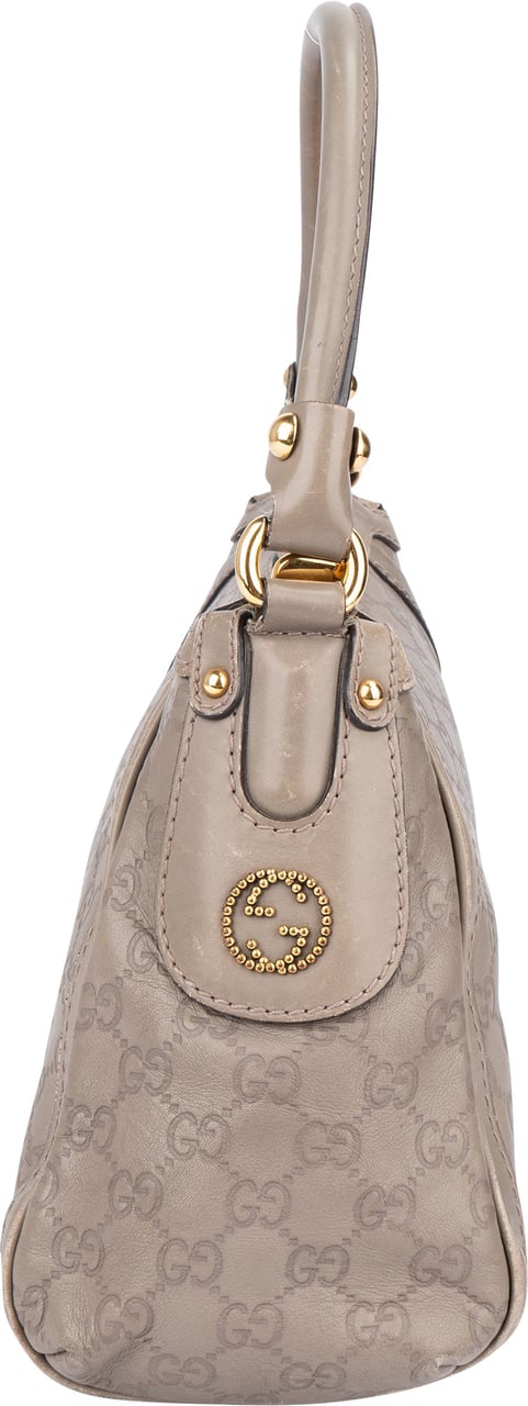 Gucci Gucci Leather GG Monogram Hobo Shoulder Bag Divers