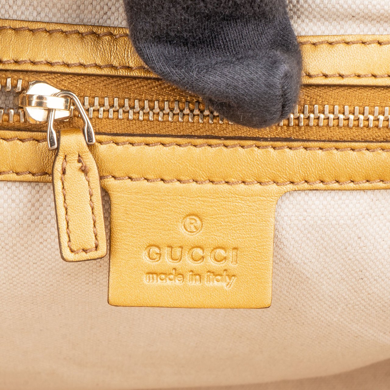 Gucci Gucci GG Monogram Twin Heart Handbag Bruin