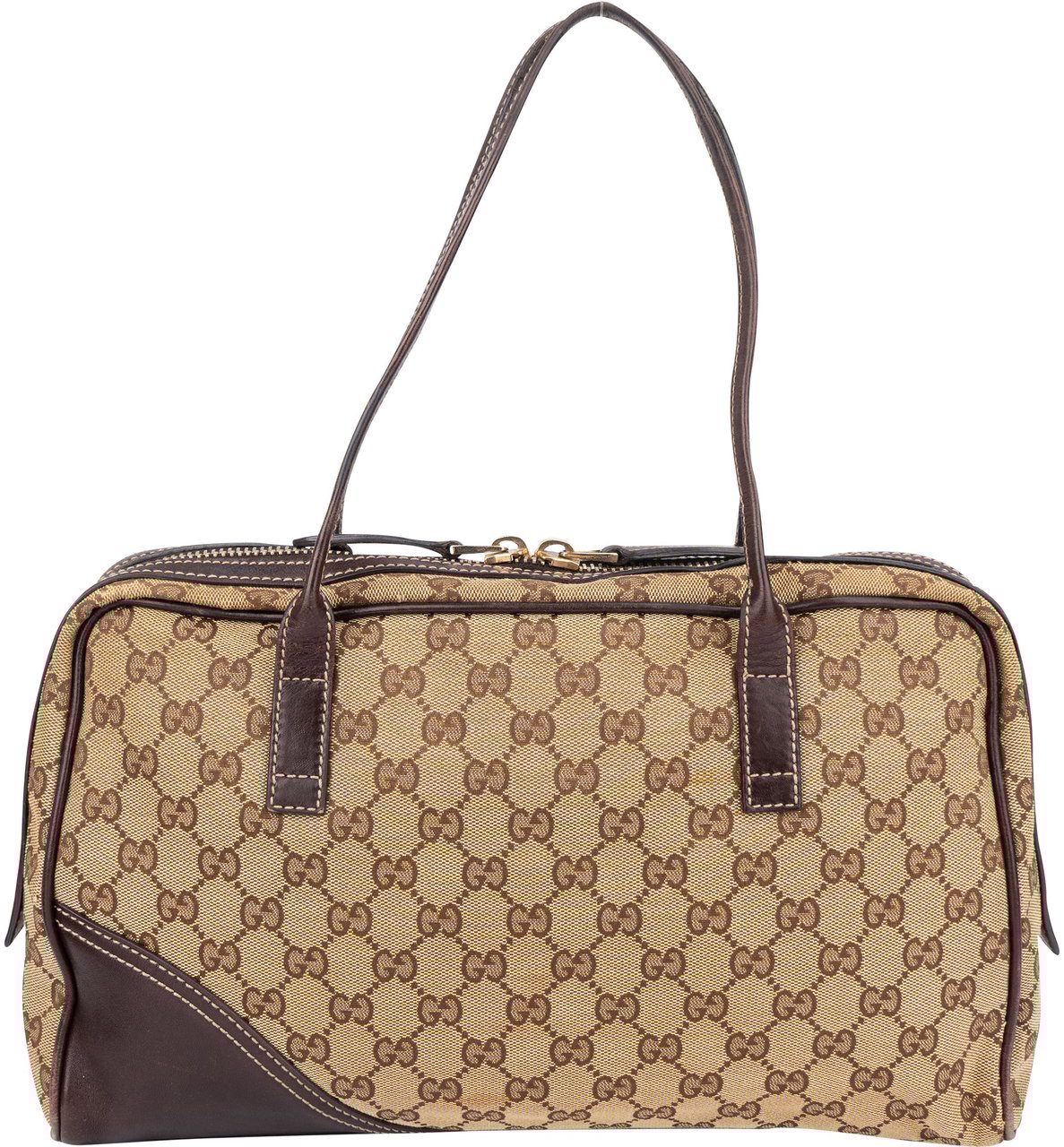 Gucci Gucci GG Monogram Handbag Bruin