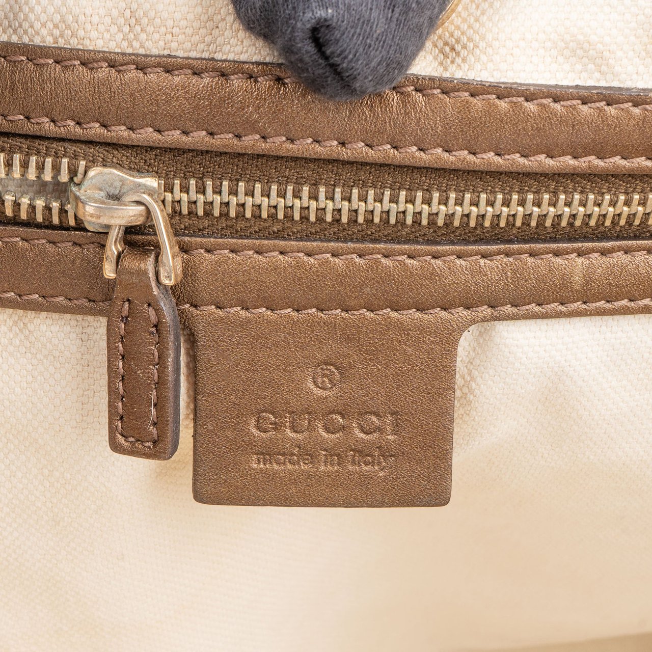 Gucci Gucci GG Monogram Charmy Handbag Bruin