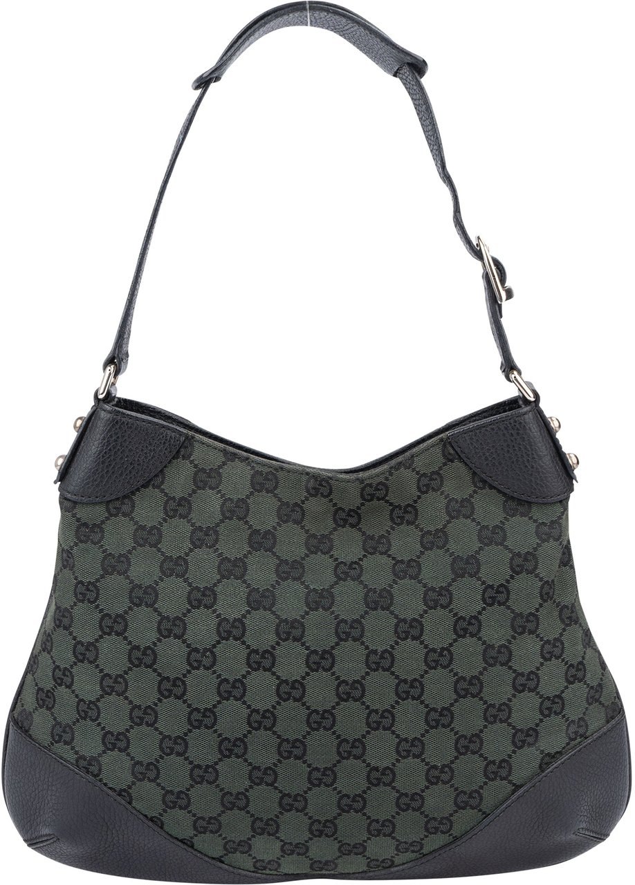 Gucci Gucci GG Monogram Shoulder Bag Zwart