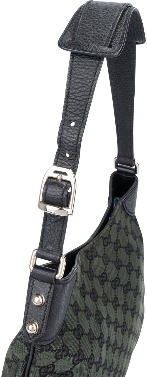Gucci Gucci GG Monogram Shoulder Bag Zwart