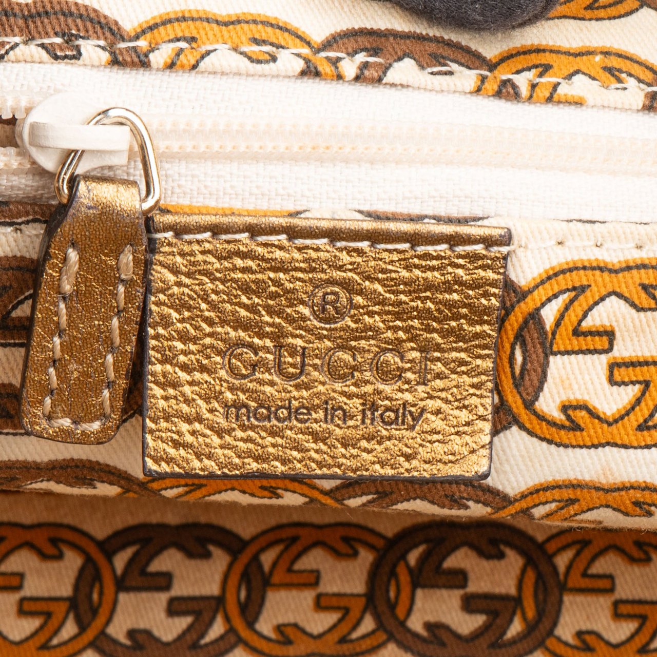Gucci Gucci GG Monogram Princy Handbag Beige