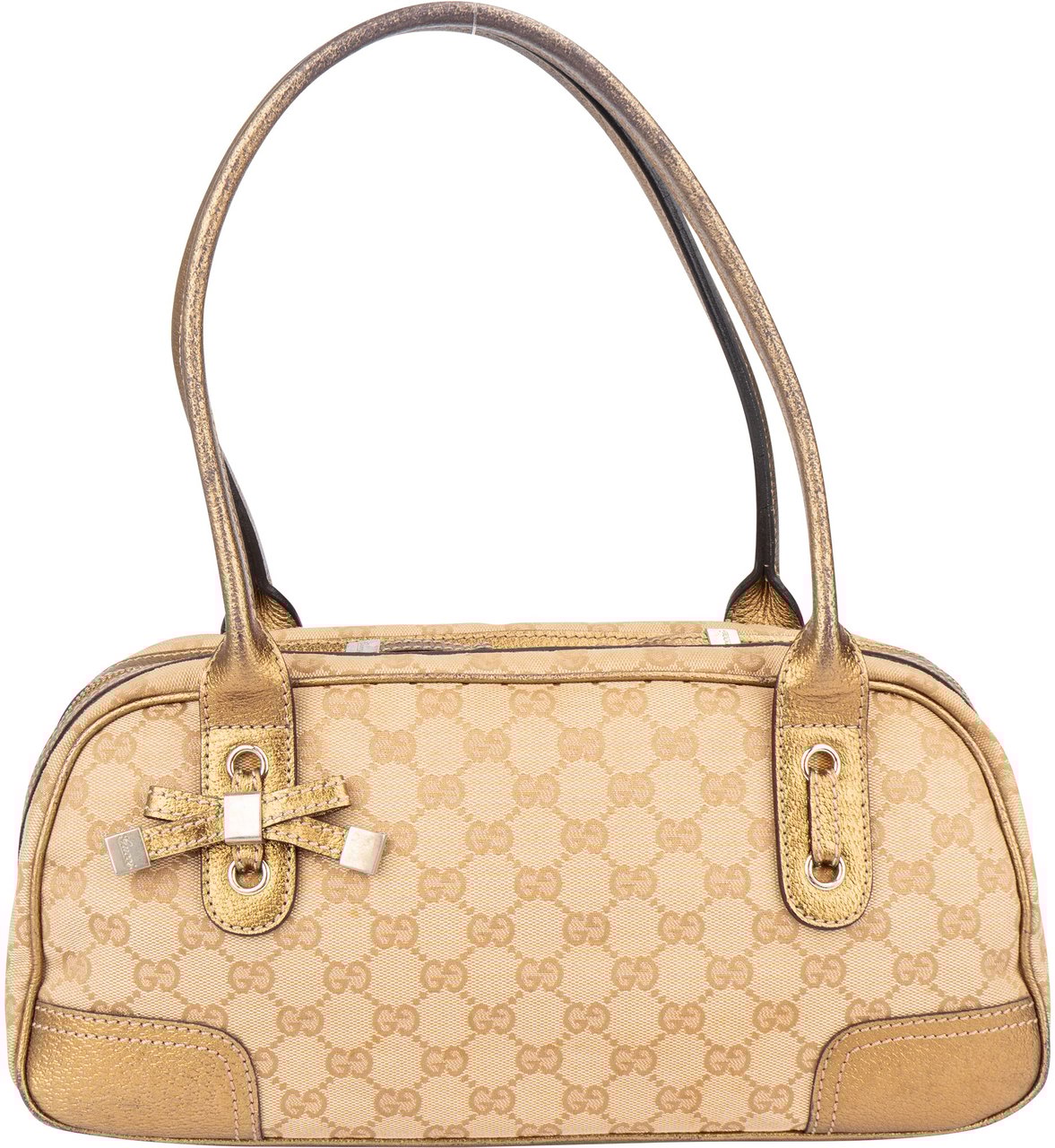 Gucci Gucci GG Monogram Princy Handbag Beige