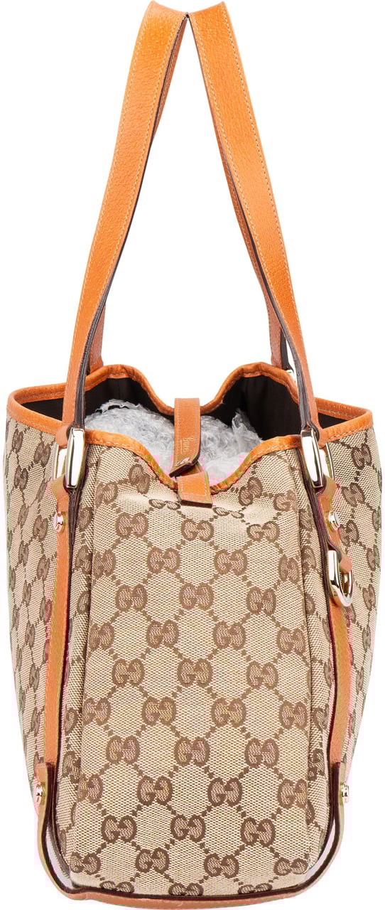 Gucci Gucci GG Monogram Abbey Handbag Bruin