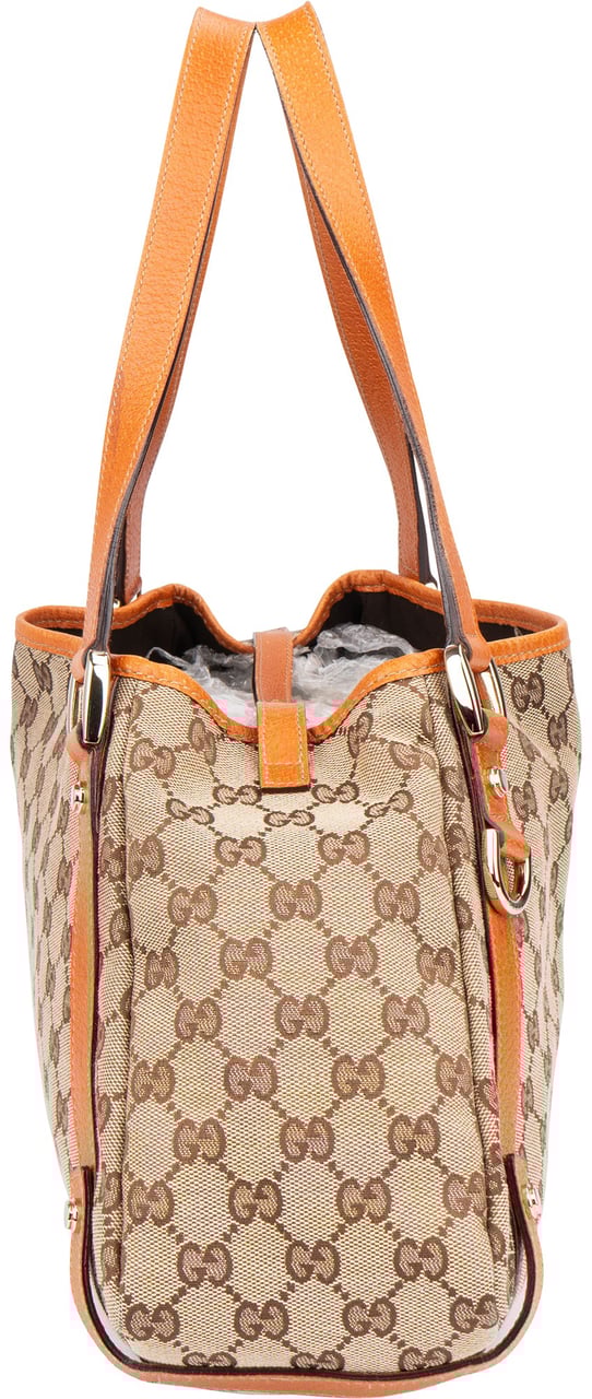 Gucci Gucci GG Monogram Abbey Handbag Bruin