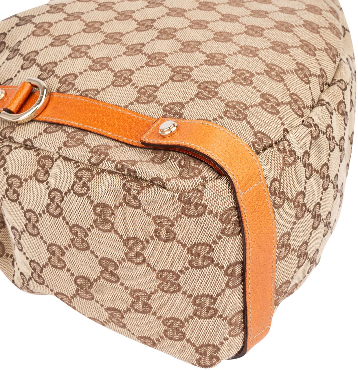 Gucci Gucci GG Monogram Abbey Handbag Bruin