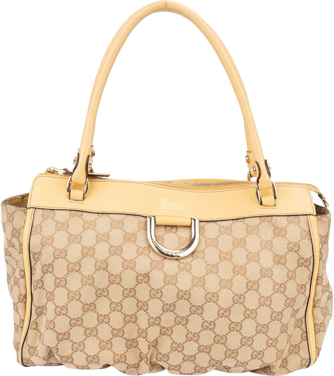Gucci Gucci GG Monogram Abbey Handbag Bruin
