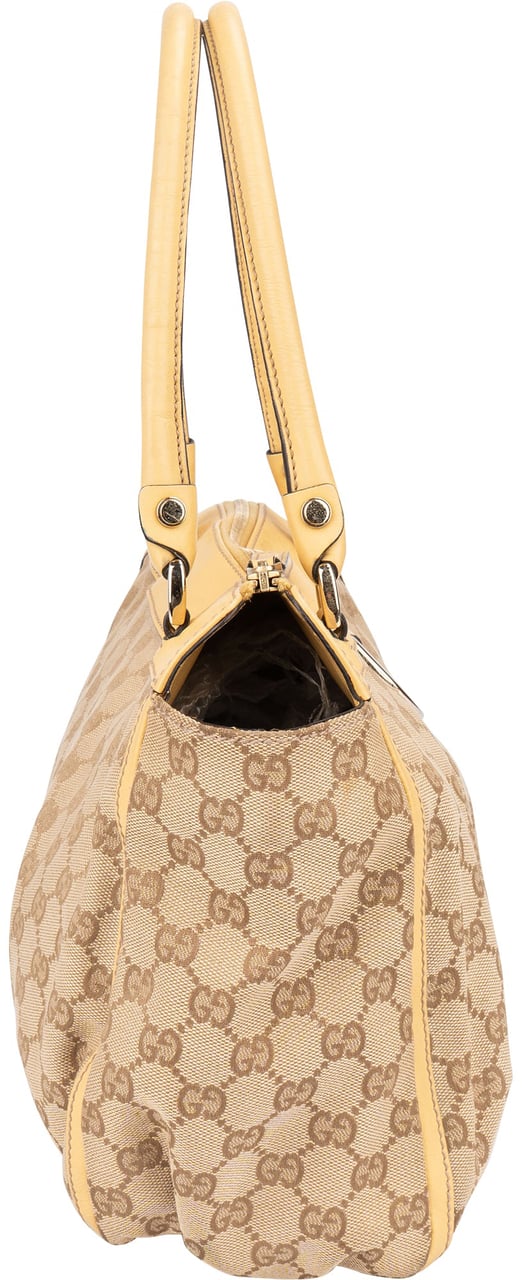 Gucci Gucci GG Monogram Abbey Handbag Bruin