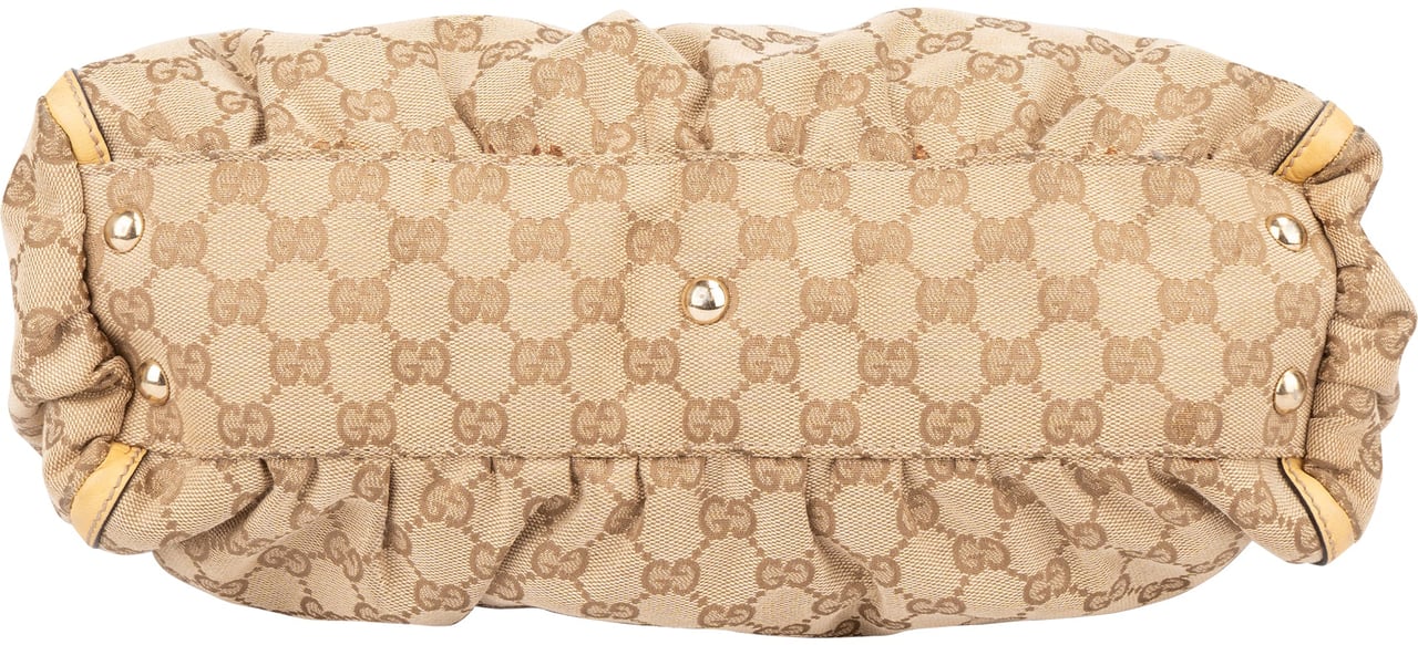Gucci Gucci GG Monogram Abbey Handbag Bruin