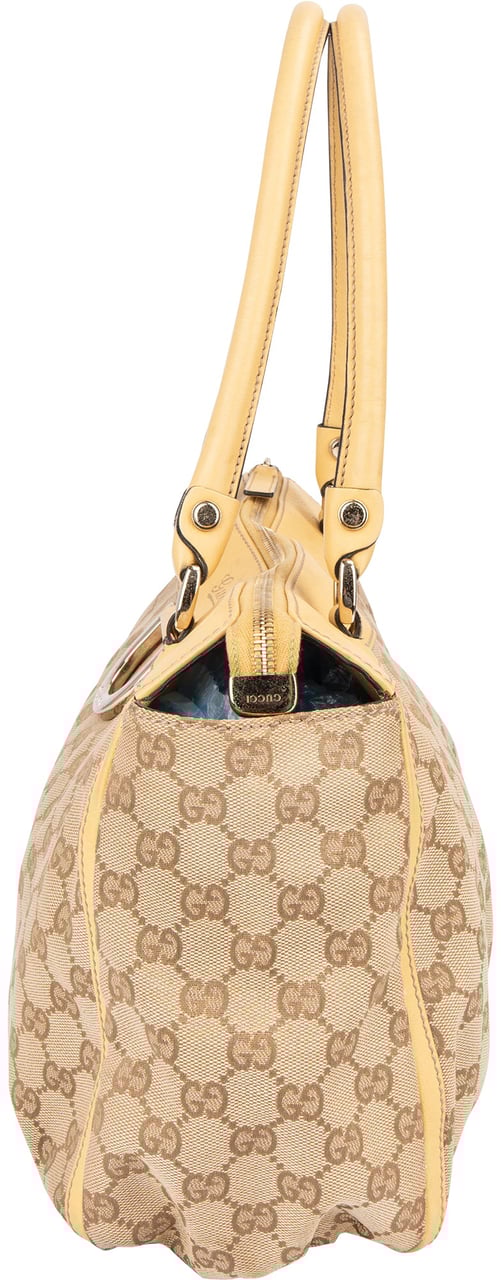 Gucci Gucci GG Monogram Abbey Handbag Bruin