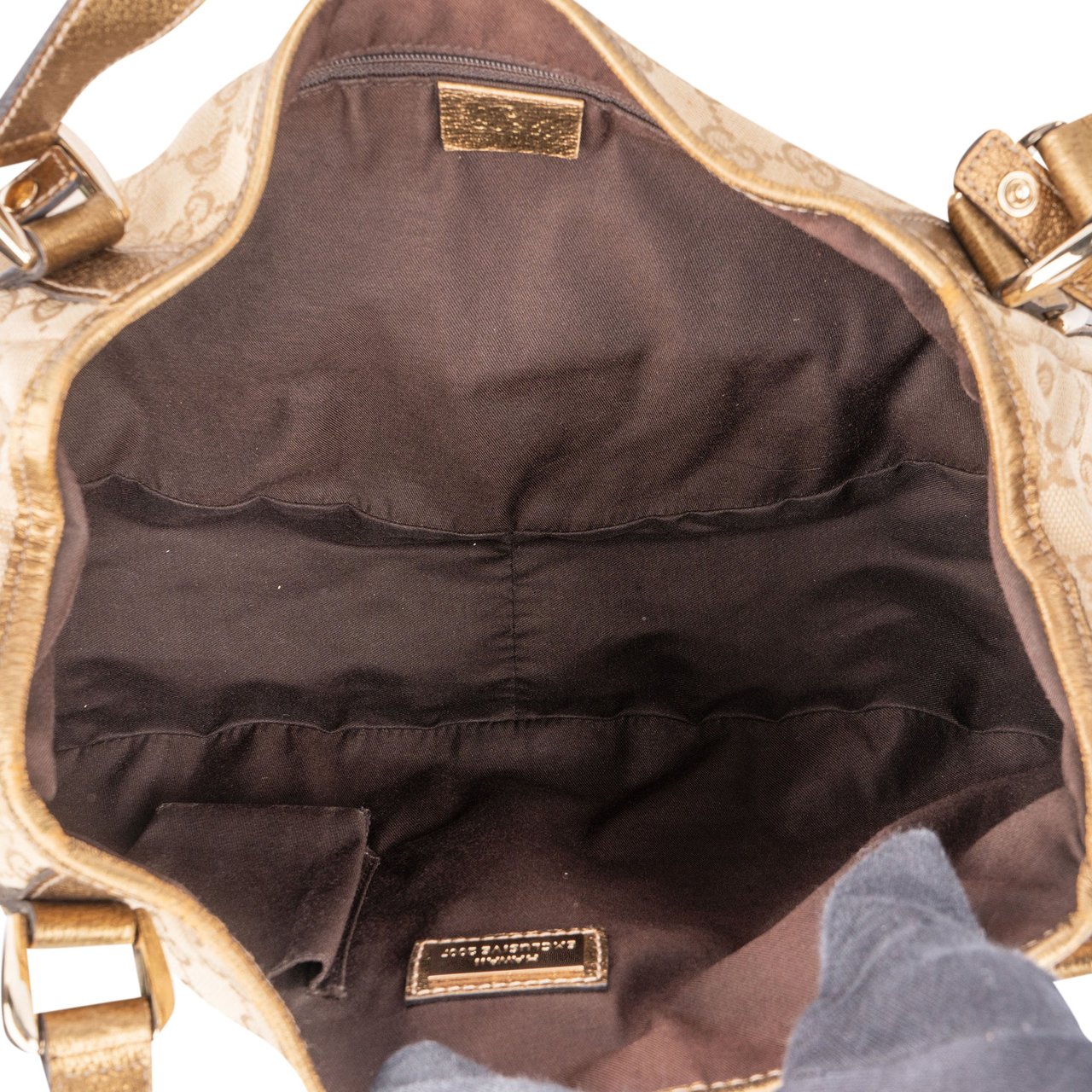 Gucci Gucci GG Monogram Exclusive Hawaii Abbey Handbag Beige